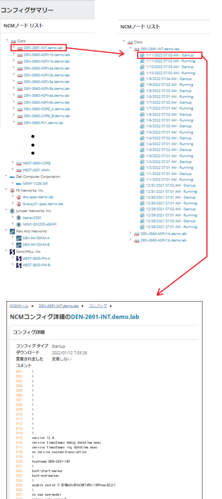 Configサマリ
