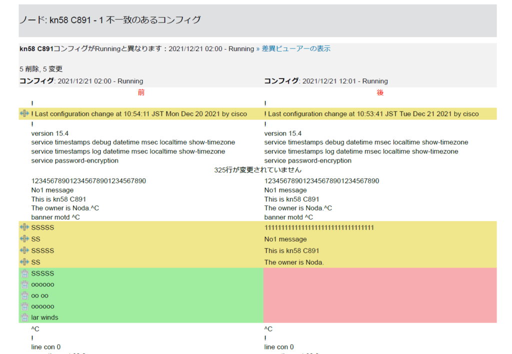 NCMレポートの表示