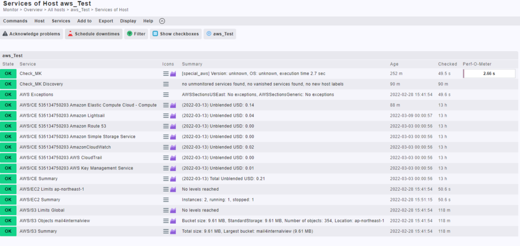 aws_Test サービス全体